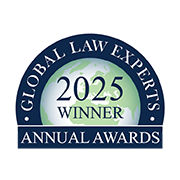 Global Law Experts | 2025 Winner | Annual Awards