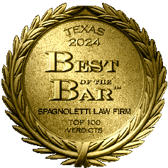 Texas 2024 | Best Of The Bar TM | Spagnoletti Law Firm | Top 100 Verdicts